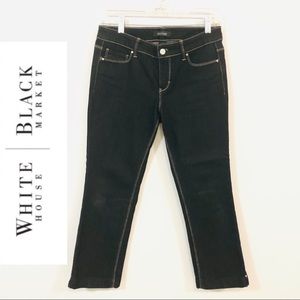 Black Cropped Jeans White House Black Market
